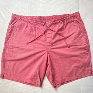 Gap XL Pink Drawstring Casual Shorts Elastic Waist Pockets Men